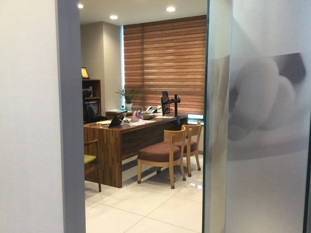 ▲検査修了後に、院長診察