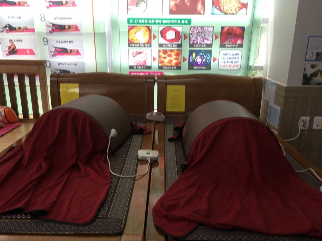▲こちらの機械で温めます。