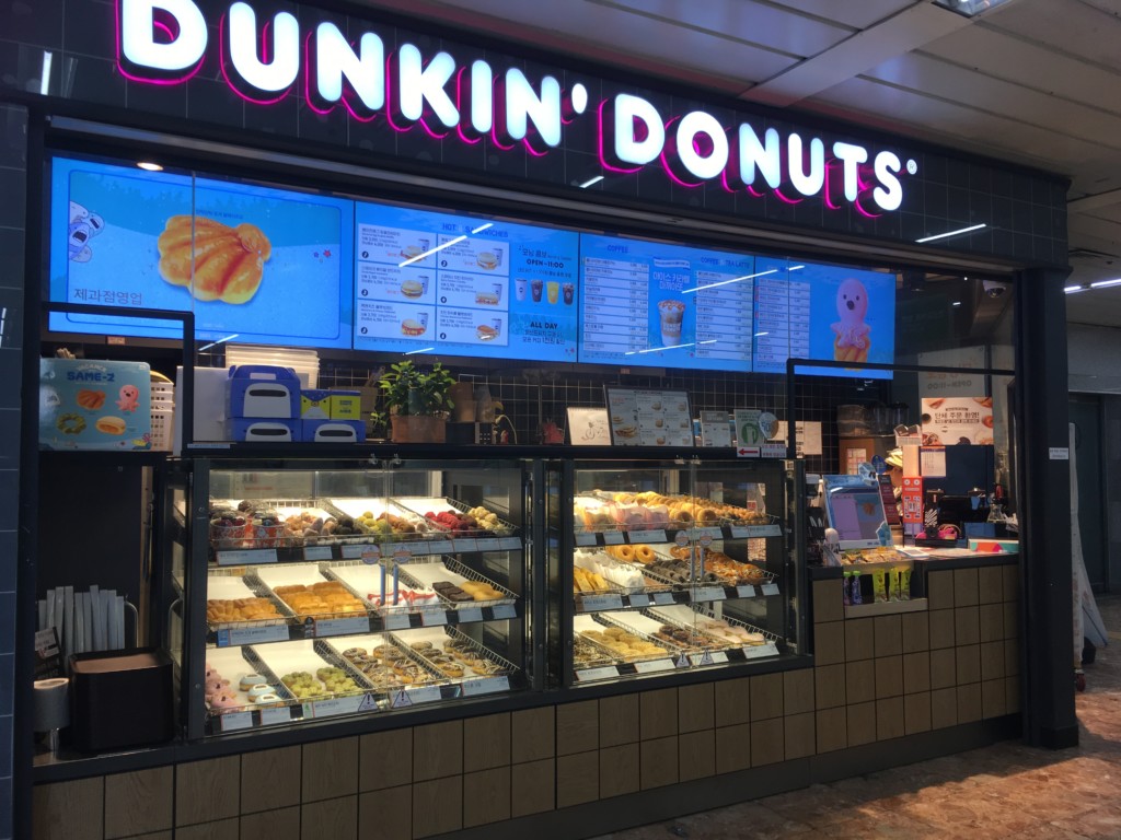 韓国で有名なドーナツチェーン店DUNKIN' DONUTS | 釜山在住 のぐともブログ