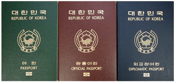 韓国旧デザインパスポート