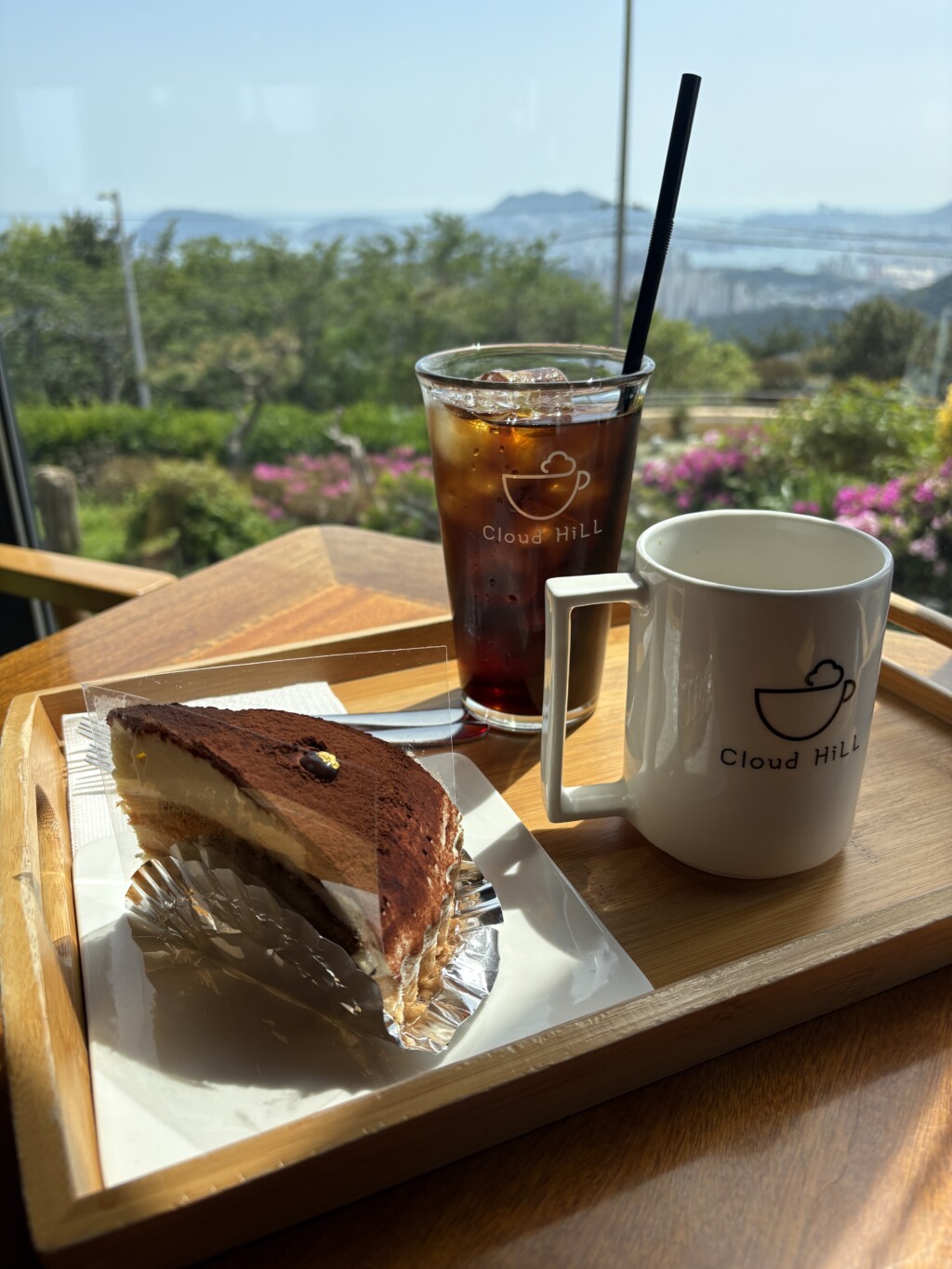 荒嶺山(ファンリョンサン)の中にあるカフェ